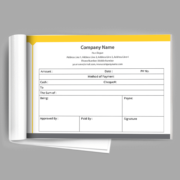 Custom Consultancy  Voucher Design