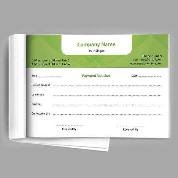 Custom Premium  Voucher Design
