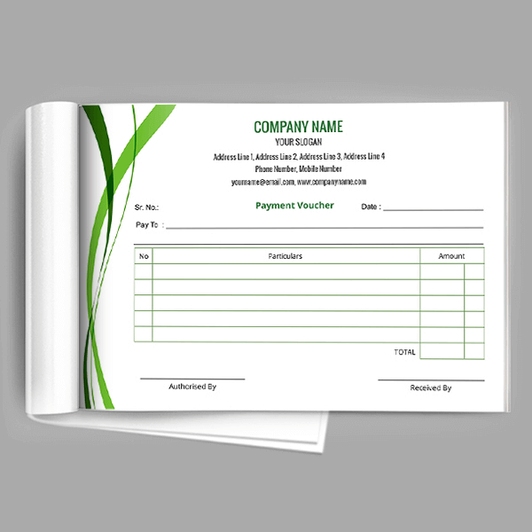 Custom Professional Voucher Design