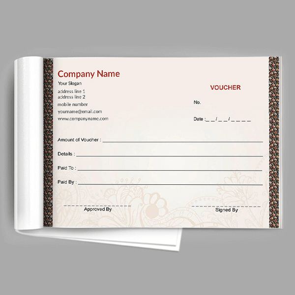 Custom Florist Voucher Design