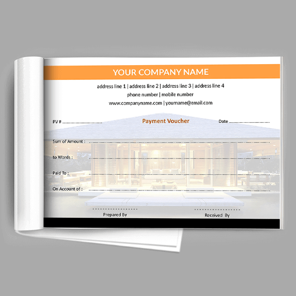 Custom Interior Designer Voucher Design