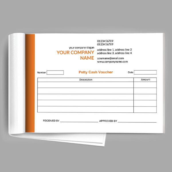 Custom Professional  Voucher Design