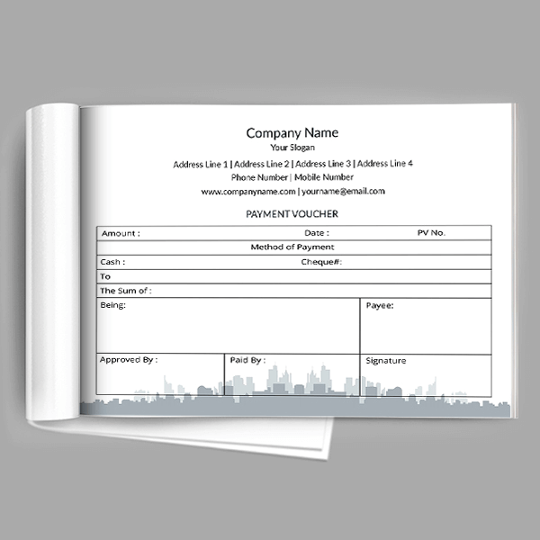 Custom Consultancy  Voucher Design