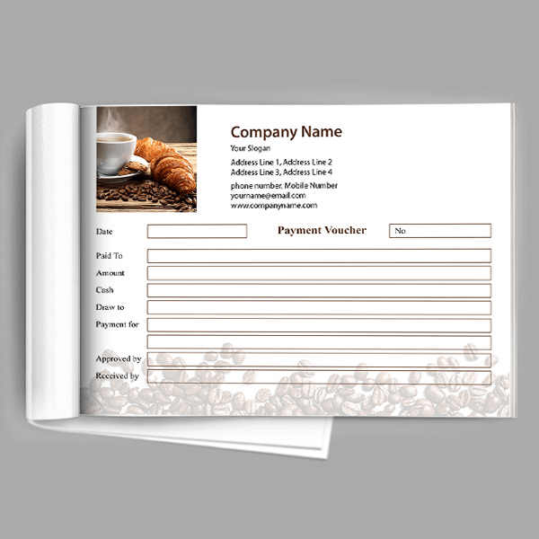 Custom Bakery Voucher Design