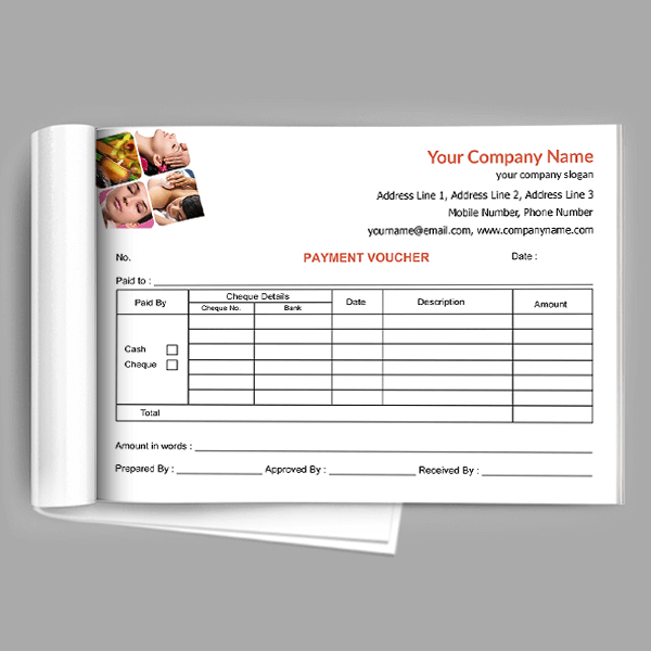 Custom Beauty Spa Voucher Design