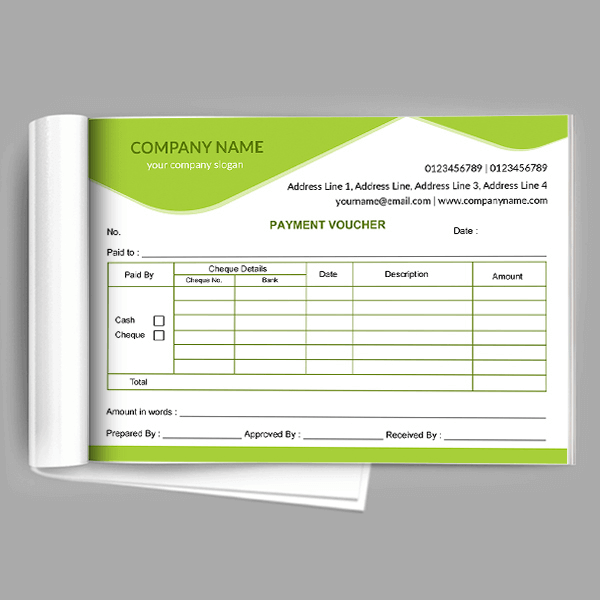 Custom professional Voucher Design