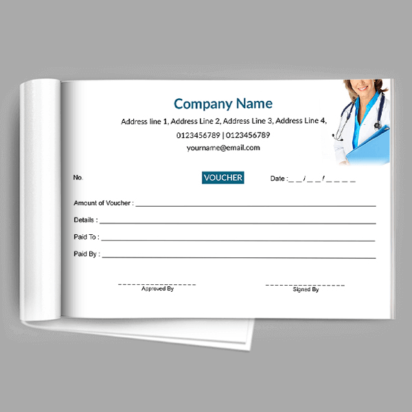 Custom Doctors Voucher Design