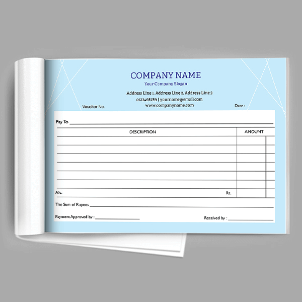 Custom Professional Voucher Design