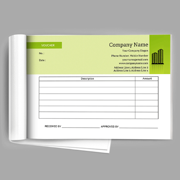 Custom Construction  Voucher Design