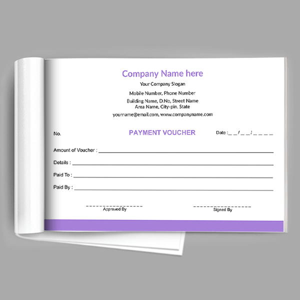 Custom Professional Voucher Design