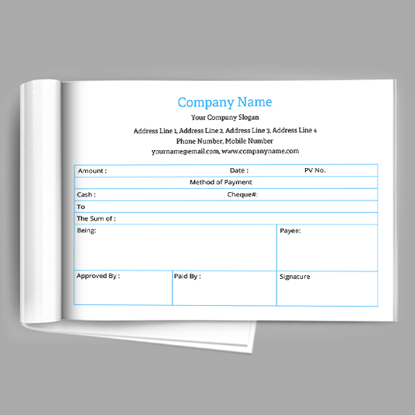 Custom Furniture Shop  Voucher Design