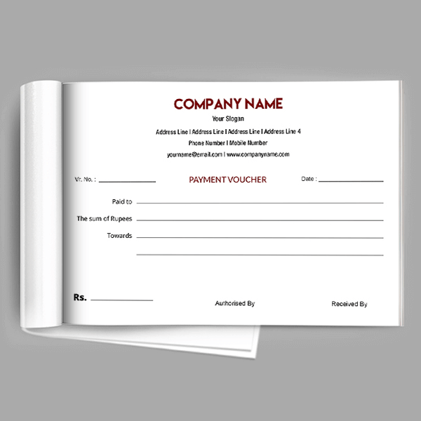 Custom Professional Voucher Design