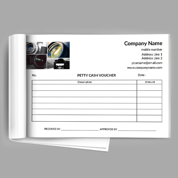 Custom Photgrapher Voucher Design