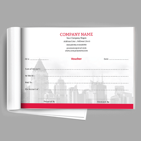 Custom Doctor Voucher Book