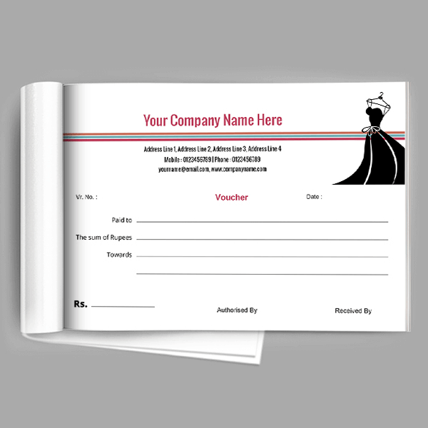 Custom Premium Voucher Book