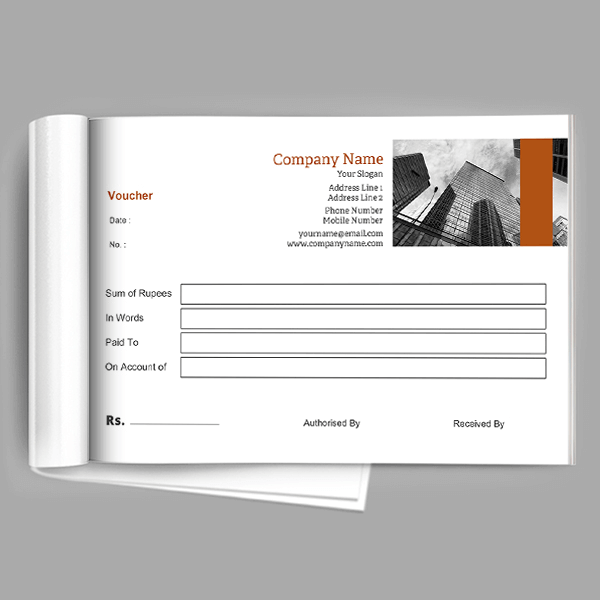 Custom Physician Voucher Book