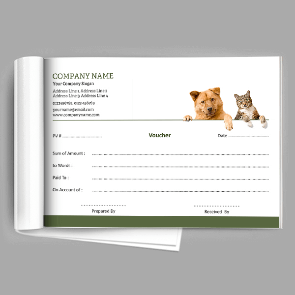 Custom Lawyer Voucher Book