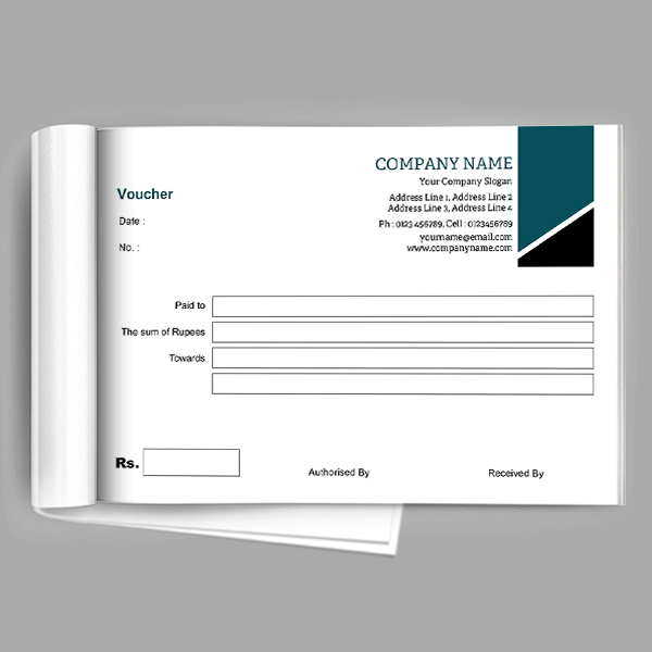 Custom Office Voucher Book