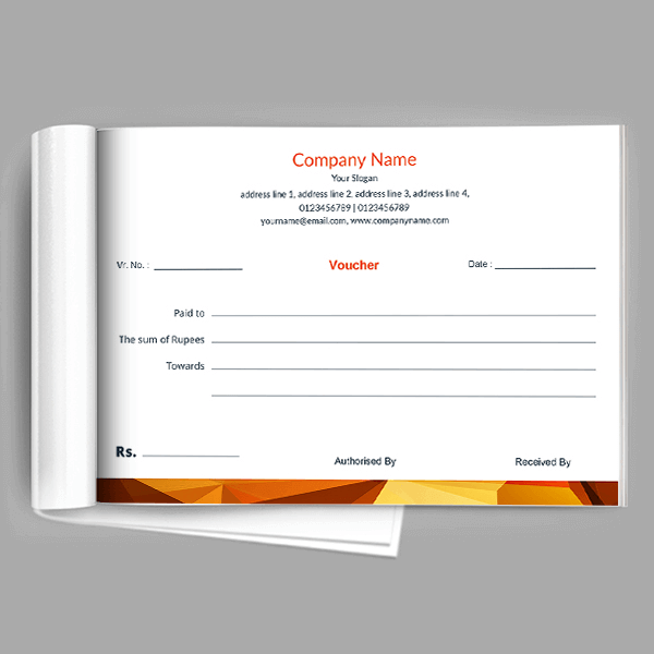 Custom Artist Voucher Book