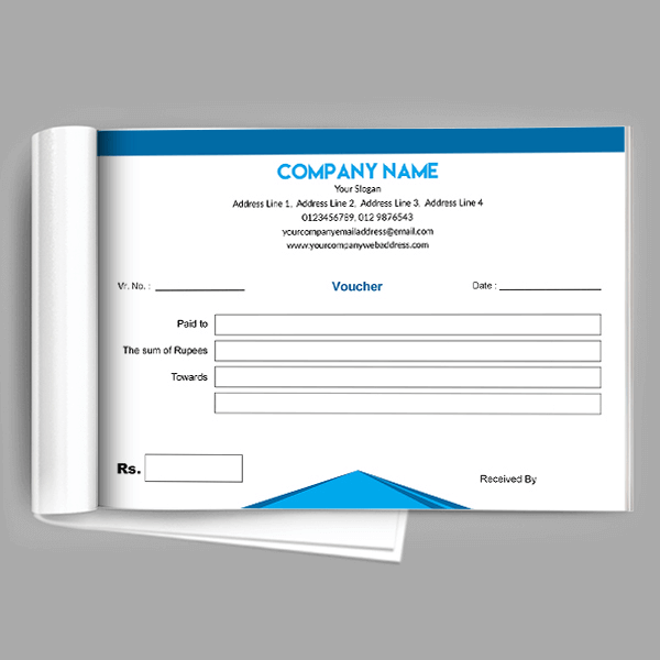 Custom General Voucher Book