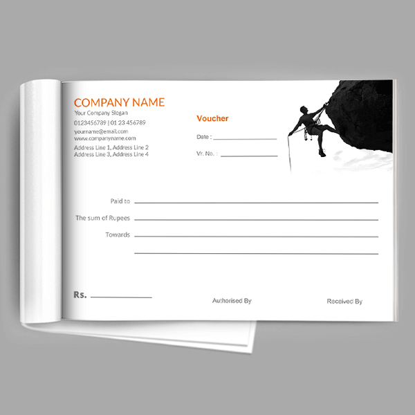 Custom Bicycle Shop Voucher Book