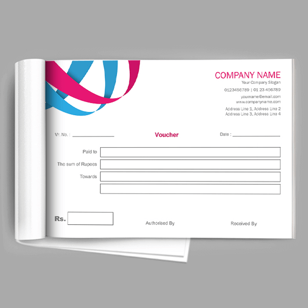 Custom Fitness Center Voucher Book