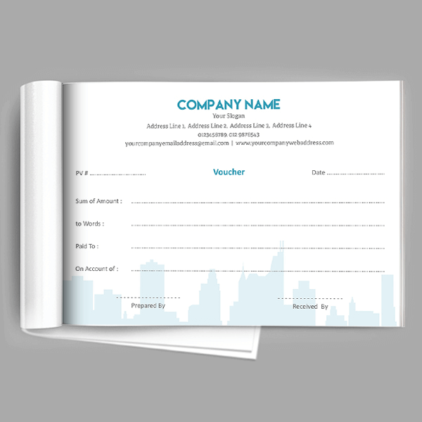 Custom Architect Voucher Book