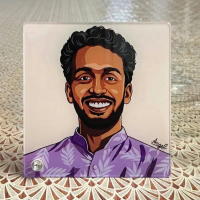 Acrylic Photo Stand Customer Image Review 1