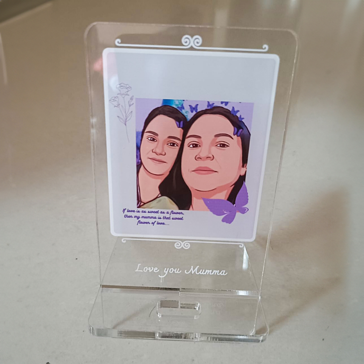 Acrylic Phone Stand Customer Image Review 7