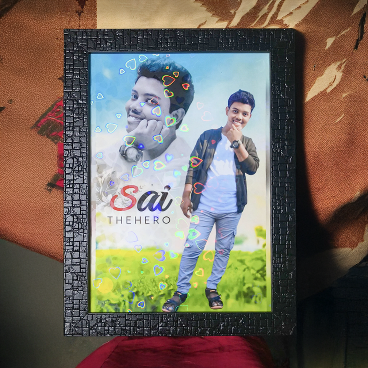Hearts Effect Photo Frame Customer Image Review 4