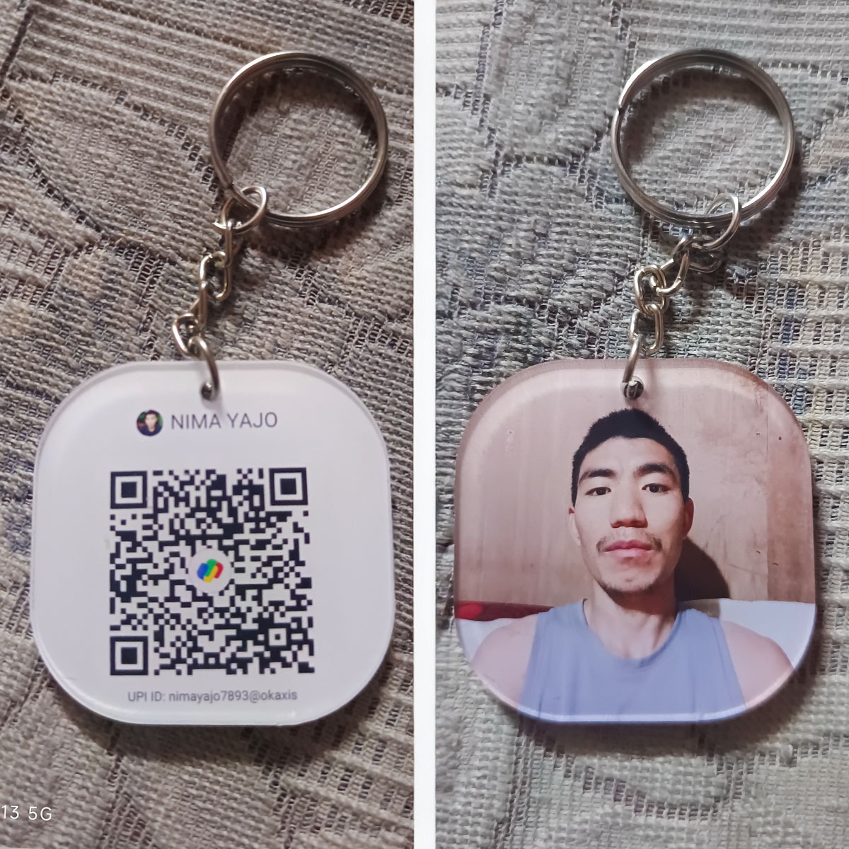 Acrylic Key Chain Customer Image Review 2