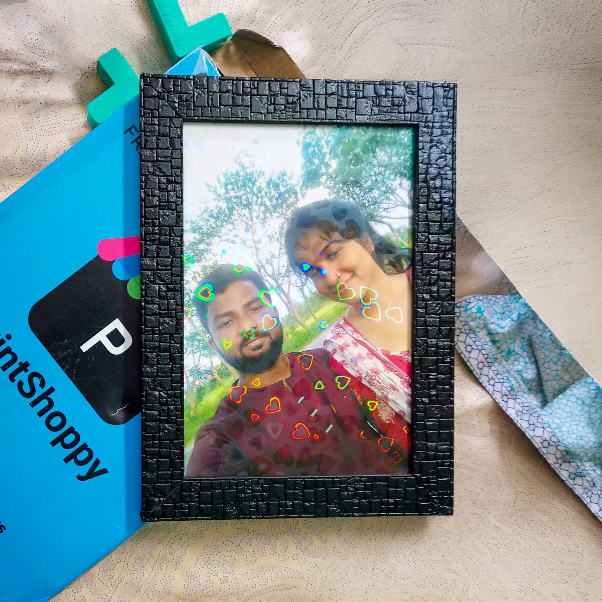 Hearts Effect Photo Frame Customer Image Review 8