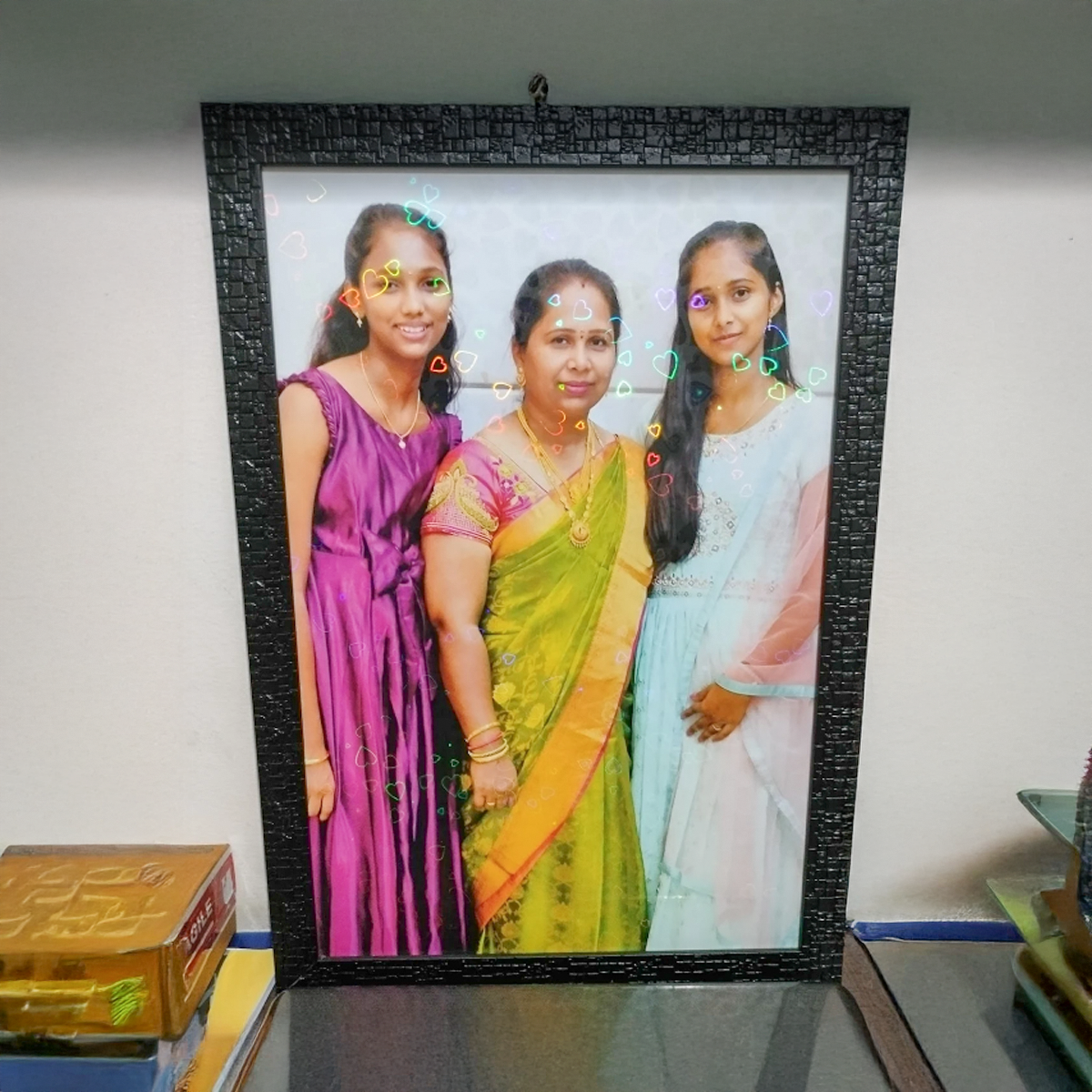 Hearts Effect Photo Frame Customer Image Review 10