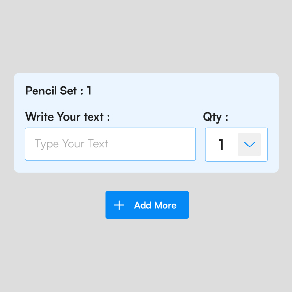 How to Order Name Pencils Step 1