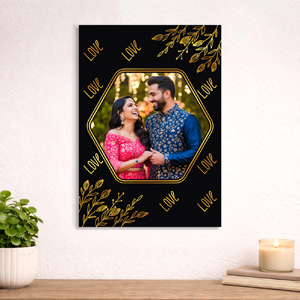 Acrylic Gold Photo Frames